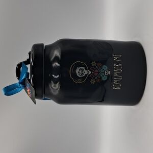 Rae Dunn Disney Coco Black Ceramic Canister 8"